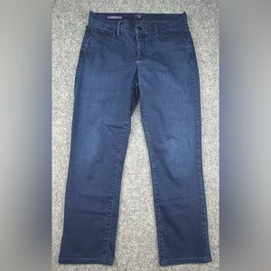 NYDJ Lift Tuck Sheri Slim Jeans Slimming Stretch Womens 10
